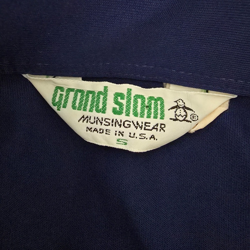 Vintage Munsingwear Grand Slam Polo Shirt Mens Small Penguin Long Sleeve USA 70s - Picture 7 of 8